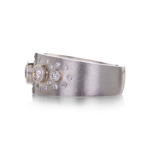 Rene Escobar 18k White Gold Gabrielle Diamond Ring | Quadrum Gallery