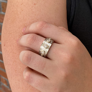 Rene Escobar 18k White Gold Gabrielle Diamond Ring | Quadrum Gallery