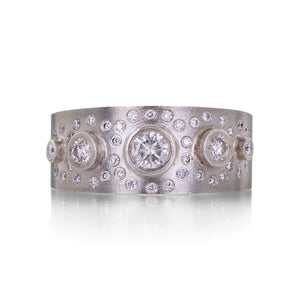 Rene Escobar 18k White Gold Gabrielle Diamond Ring | Quadrum Gallery