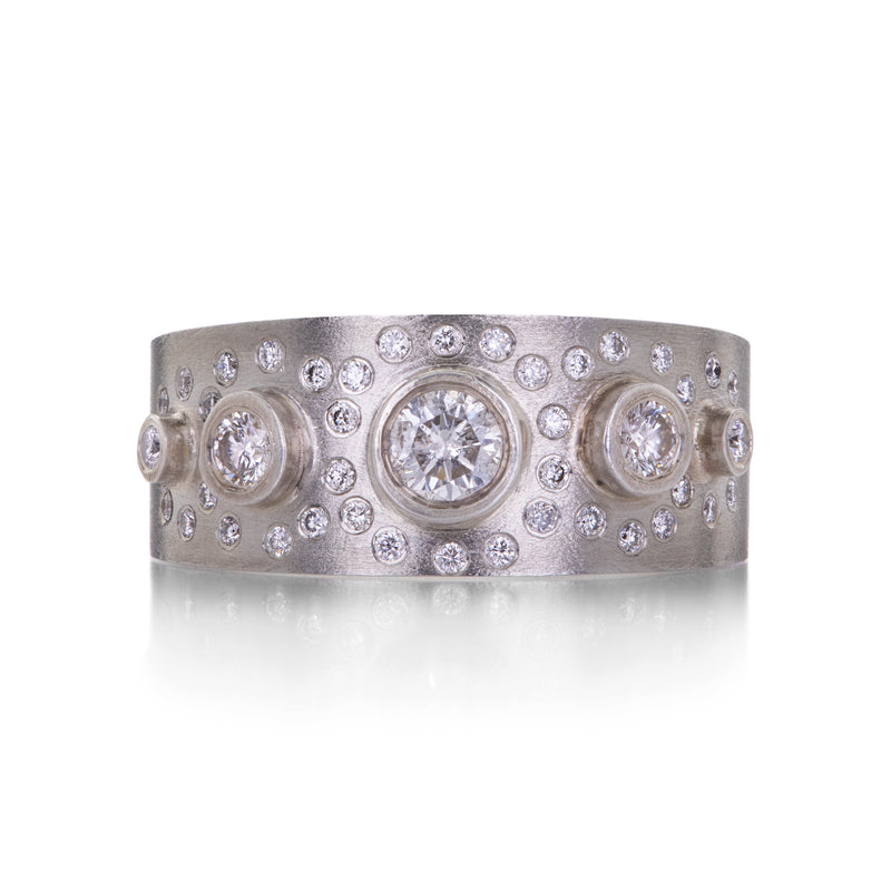 Rene Escobar 18k White Gold Gabrielle Diamond Ring | Quadrum Gallery