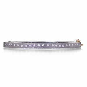 Rene Escobar 4mm Rene Bangle with Diamonds | Quadrum Gallery