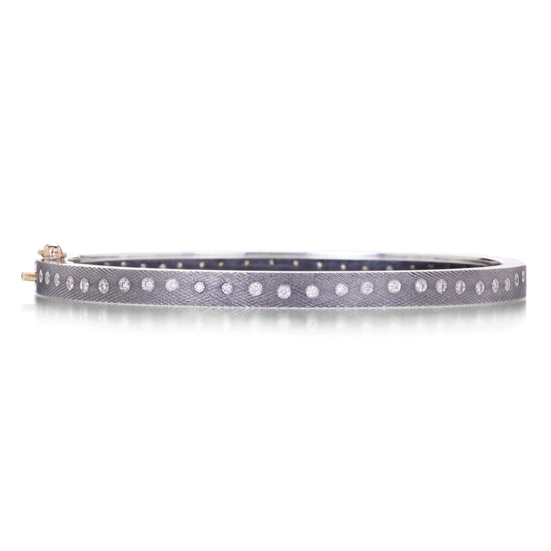 Rene Escobar 4mm Rene Bangle with Diamonds | Quadrum Gallery