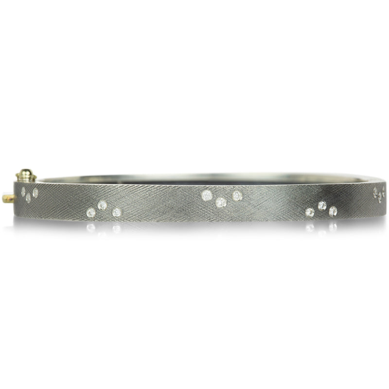 Rene Escobar 6mm Maru Lux Bangle with Diamonds | Quadrum Gallery