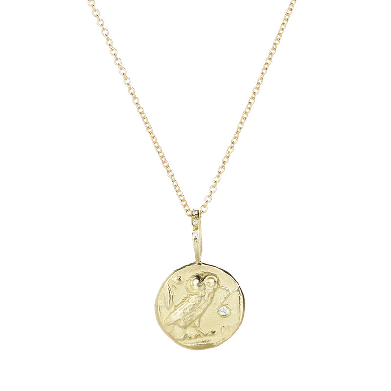 Robin Haley Owl Wisdom Artifact Pendant  Necklace | Quadrum Gallery