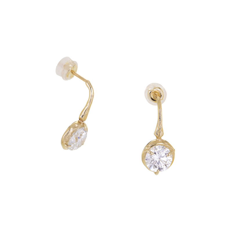 Robin Haley Brilliant Cut Lab Grown Diamond Drop Earrings | Quadrum Gallery