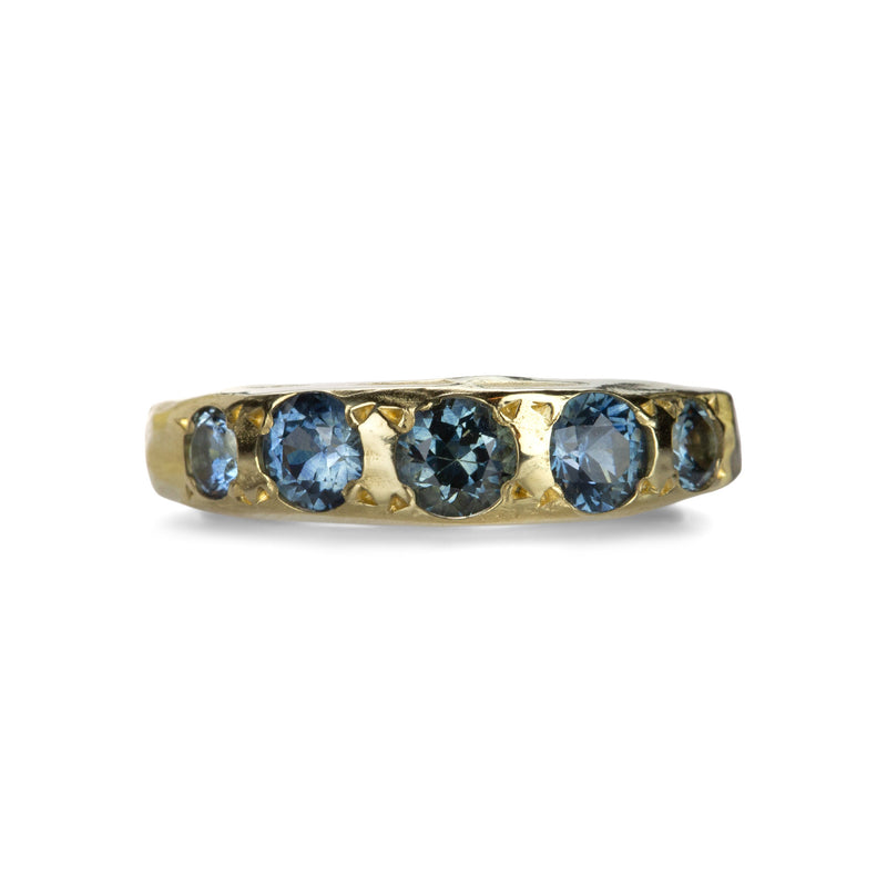 Robin Haley Five Montana Sapphire Ring | Quadrum Gallery