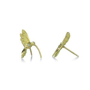 Robin Haley Small Hummingbird Stud Earrings | Quadrum Gallery