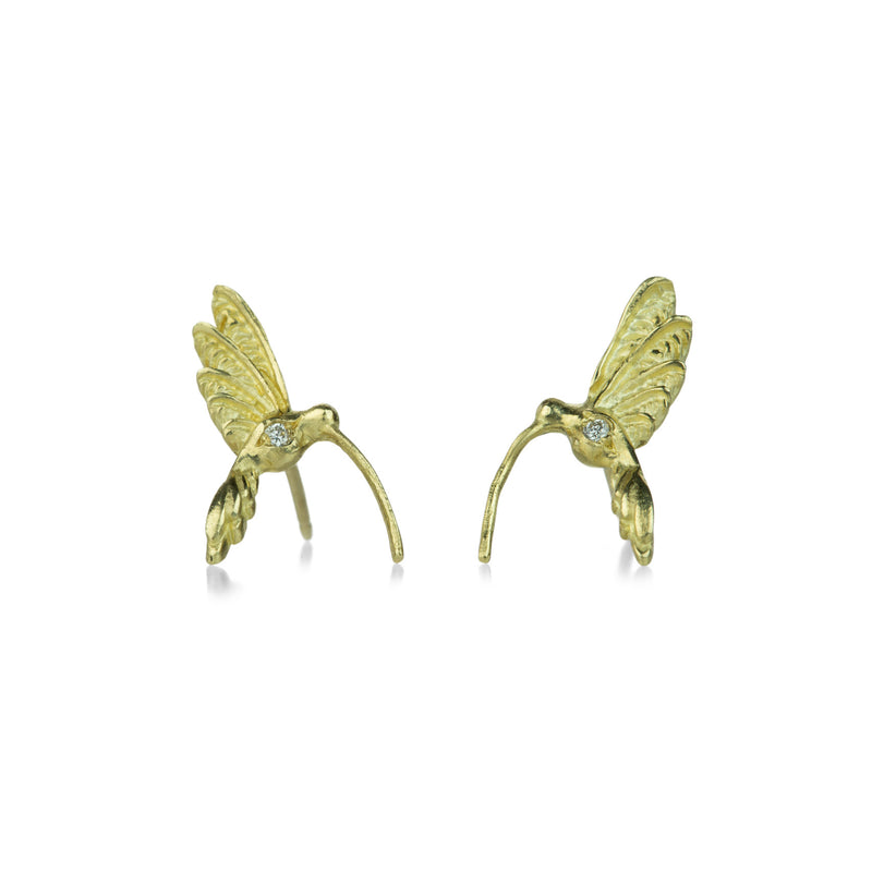 Robin Haley Small Hummingbird Stud Earrings | Quadrum Gallery