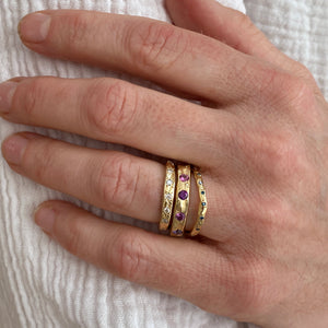 Robin Haley 14k Organic Diamond Band | Quadrum Gallery