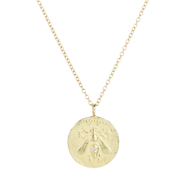 Robin Haley Delicate Bee Pendant Necklace | Quadrum Gallery