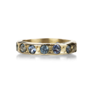 Robin Haley 14k Montana Sapphire Ring | Quadrum Gallery