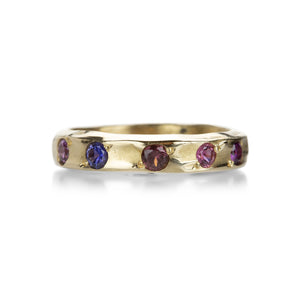 Robin Haley 14k Multicolored Montana Sapphire Ring | Quadrum Gallery