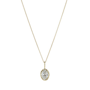 Robin Haley Oval Lab Grown Diamond Pendant Necklace | Quadrum Gallery