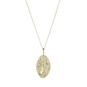 Robin Haley 14k Mother & Child Artifact Pendant Necklace | Quadrum Gallery