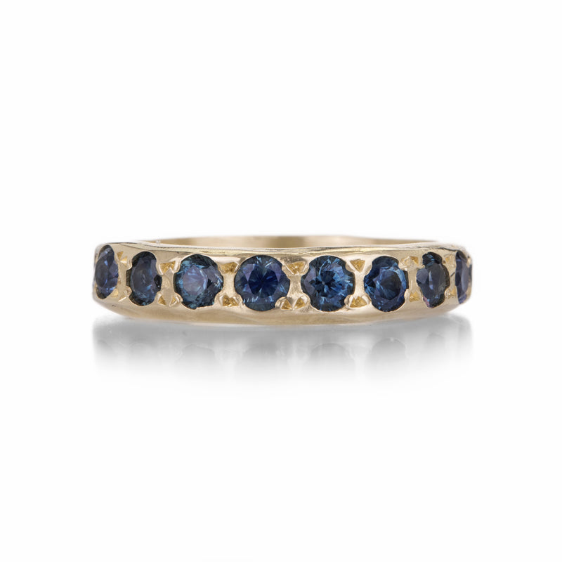 Robin Haley Faceted Montana Sapphire Band | Quadrum Gallery