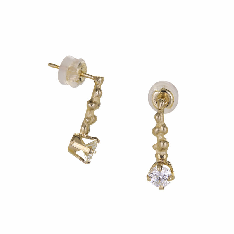 Robin Haley 4mm Diamond Bubbles Earrings | Quadrum Gallery