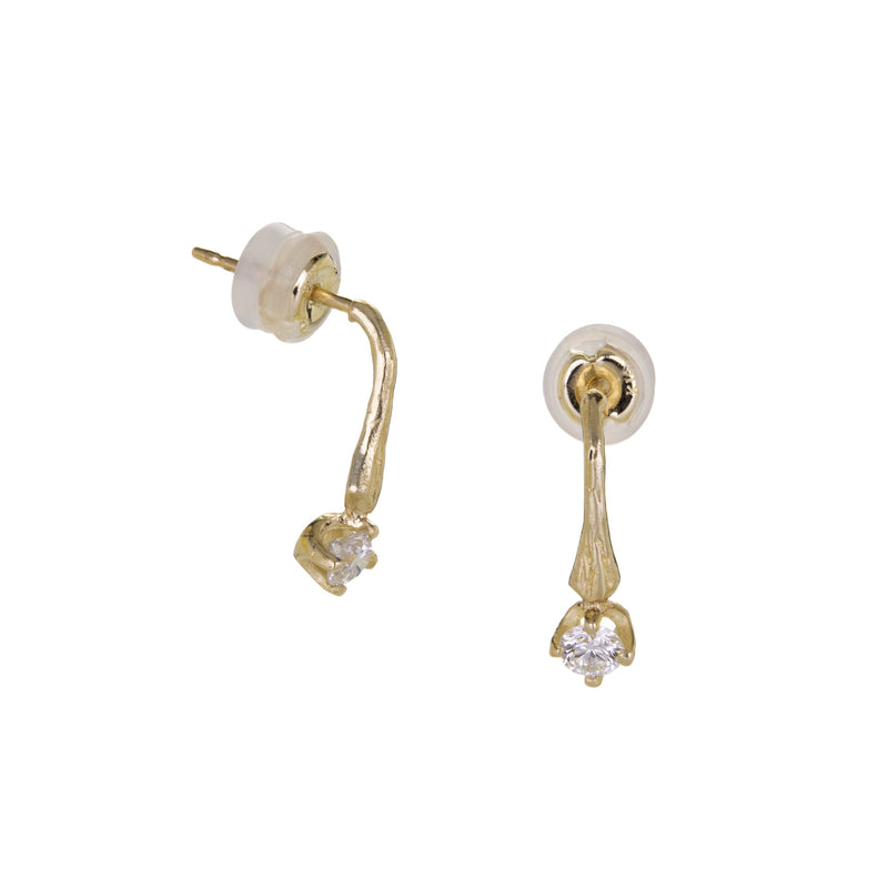 Robin Haley 14k Diamond Branch Earrings | Quadrum Gallery
