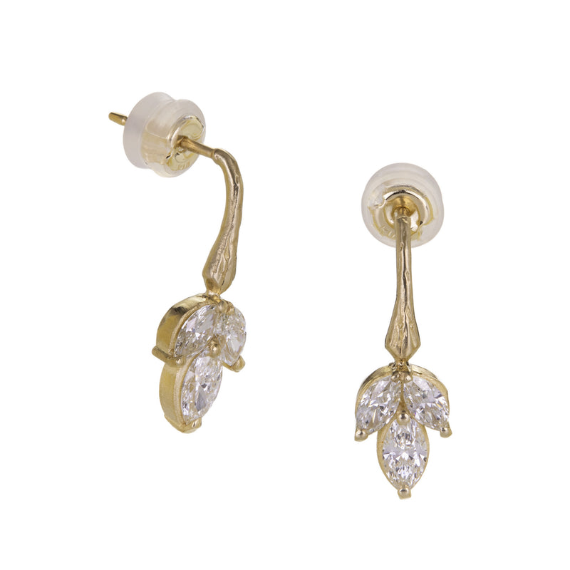 Robin Haley Triple Marquise Diamond Earrings | Quadrum Gallery