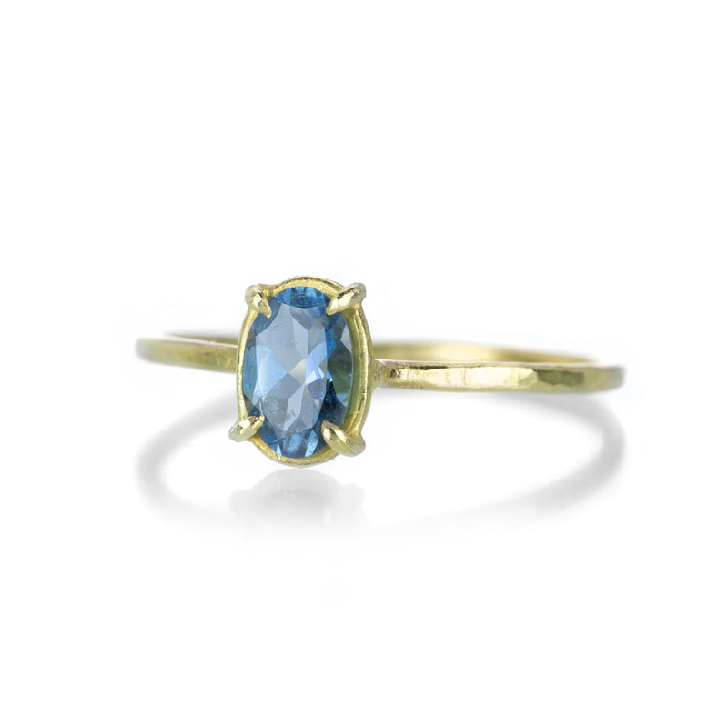 Rosanne Pugliese Oval Aquamarine Mini Gem Ring | Quadrum Gallery