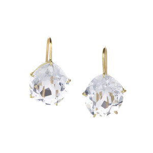 Rosanne Pugliese White Topaz Petal Drop Earrings | Quadrum Gallery