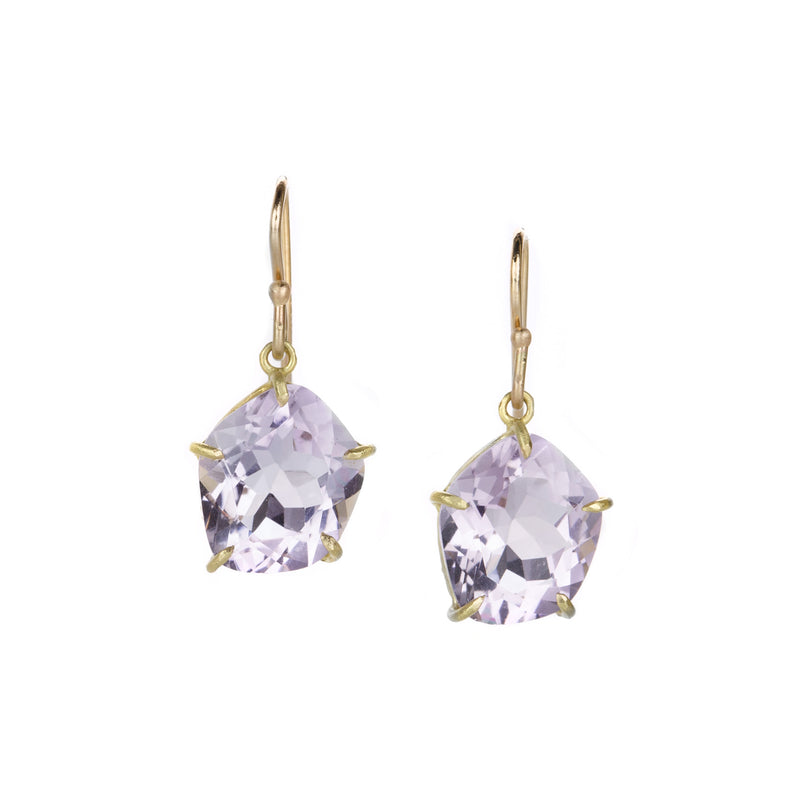 Rosanne Pugliese Mini Lavender Amethyst Petal Drop Earrings | Quadrum Gallery