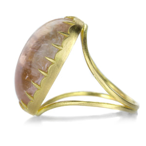 Rosanne Pugliese Morganite Cabochon Ring | Quadrum Gallery