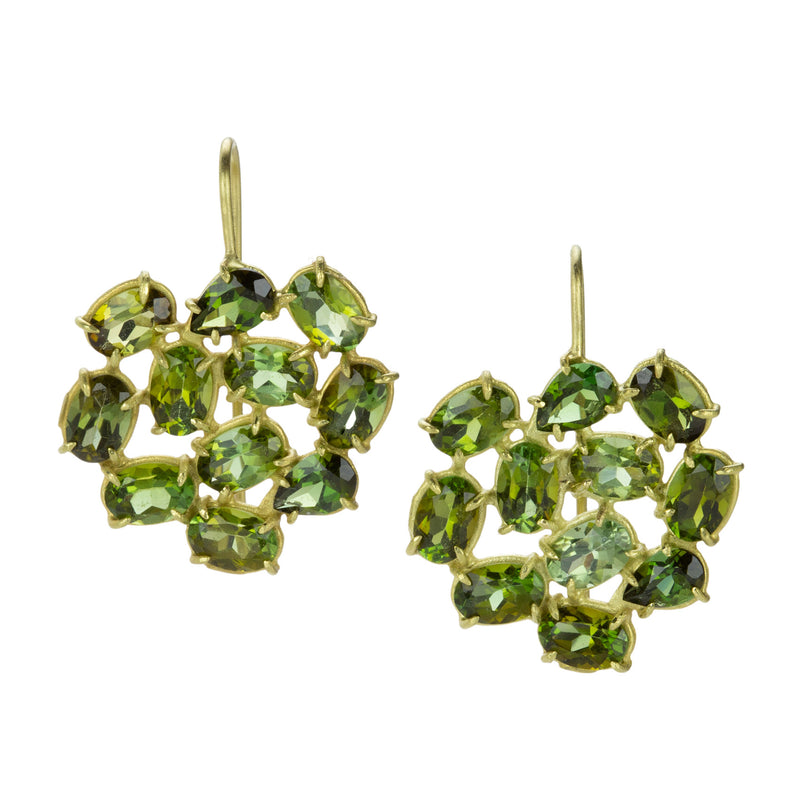 Rosanne Pugliese Florette Green Tourmaline Earrings | Quadrum Gallery