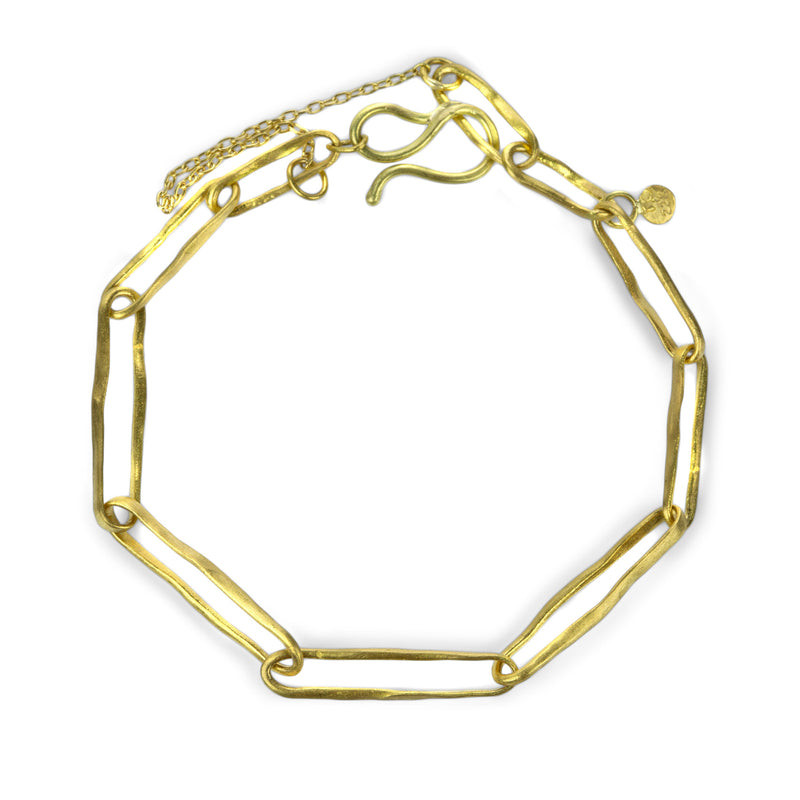Rosanne Pugliese 22k Paperclip Link Bracelet  | Quadrum Gallery