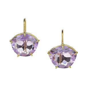 Rosanne Pugliese 18k Violet Amethyst Petal Drop Earrings | Quadrum Gallery