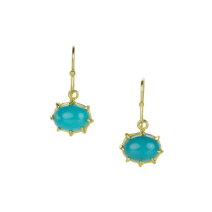 Rosanne Pugliese Sleeping Beauty Turquoise Mini Drop Earrings | Quadrum Gallery