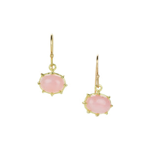 Rosanne Pugliese Pink Opal Mini Drop Earrings | Quadrum Gallery
