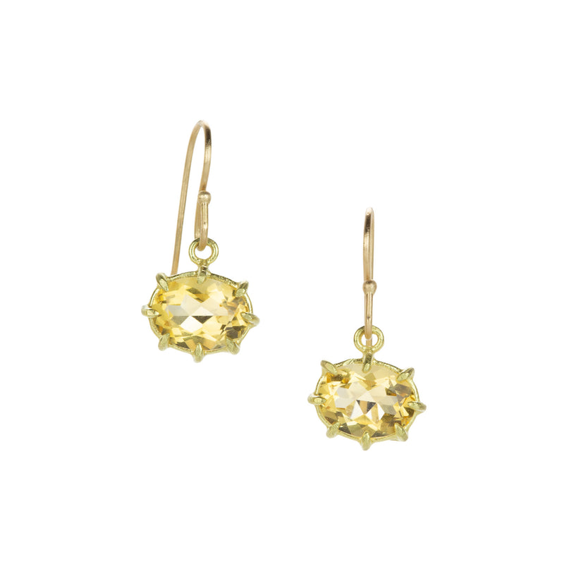 Rosanne Pugliese Citrine Mini Drop Earrings | Quadrum Gallery