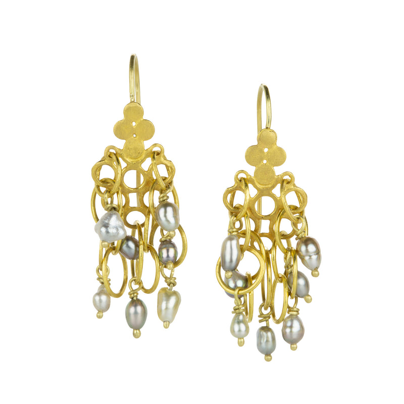 Rosanne Pugliese Keshi Pearl Fall Earrings | Quadrum Gallery