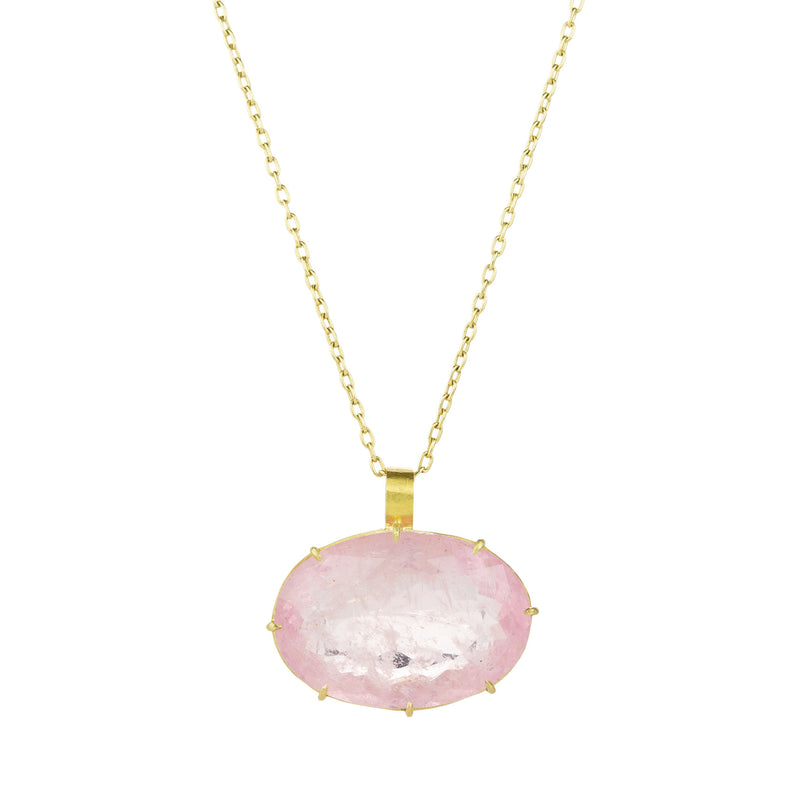 Rosanne Pugliese 18k Oval Pink Tourmaline Pendant (Pendant Only) | Quadrum Gallery