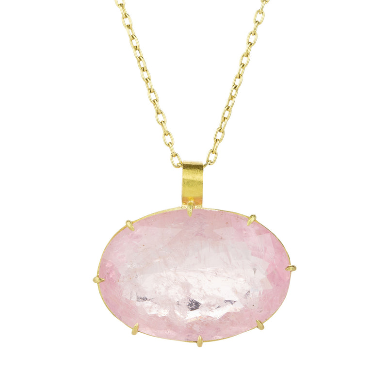 Rosanne Pugliese 18k Oval Pink Tourmaline Pendant (Pendant Only) | Quadrum Gallery