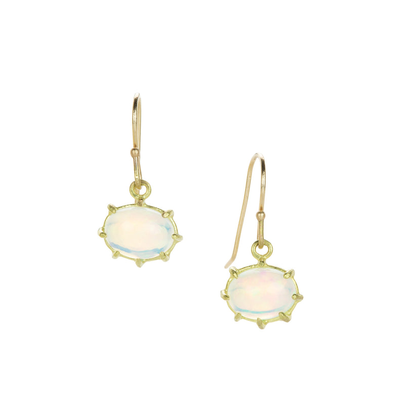 Rosanne Pugliese Mini Oval Opal Drop Earrings | Quadrum Gallery
