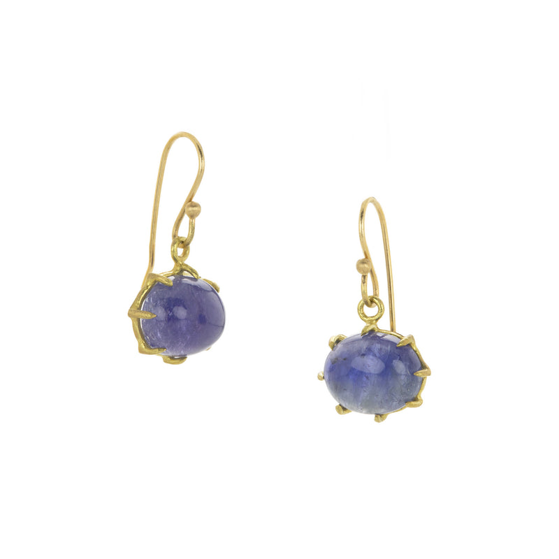 Rosanne Pugliese Tanzanite Cabochon Drop Earrings | Quadrum Gallery