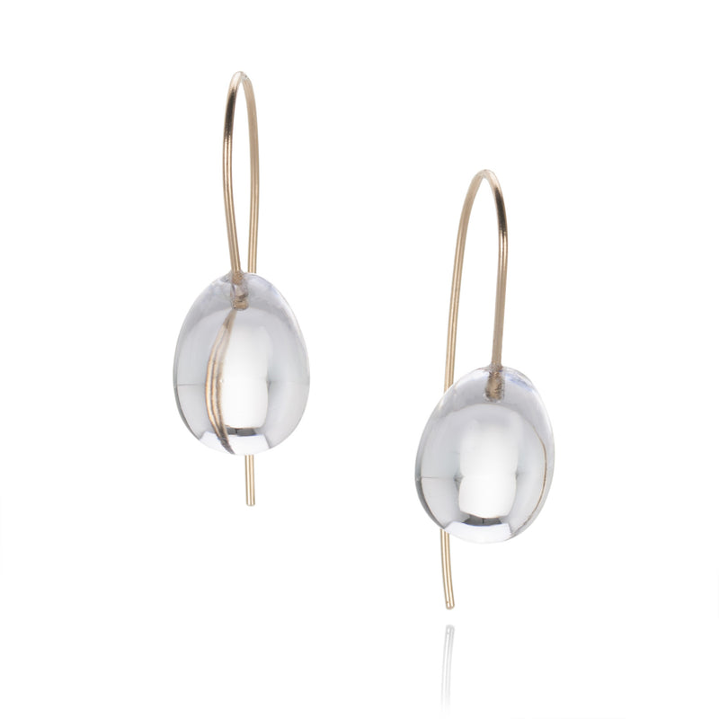 Rosanne Pugliese Rock Crystal Egg Drop Earrings | Quadrum Gallery
