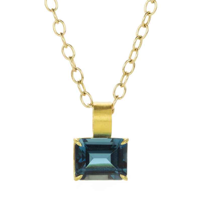 Rosanne Pugliese Small London Blue Topaz Pendant (Pendant Only) | Quadrum Gallery