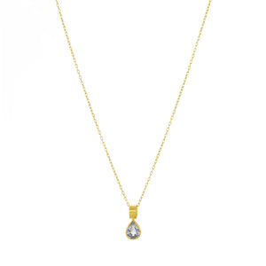 Rosanne Pugliese Faceted Sapphire Teardrop Pendant (Pendant Only) | Quadrum Gallery