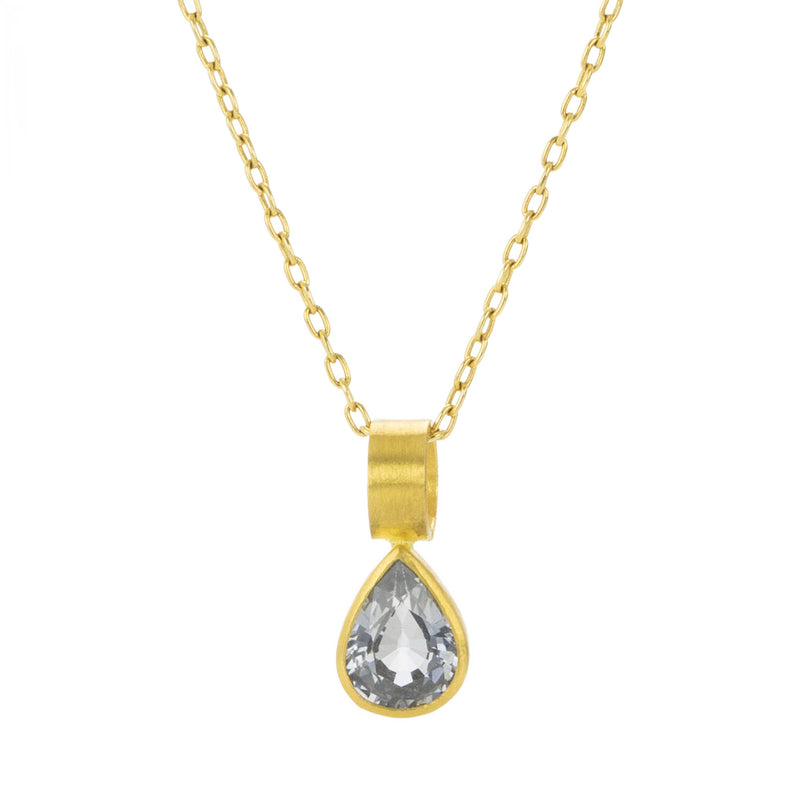 Rosanne Pugliese Faceted Sapphire Teardrop Pendant (Pendant Only) | Quadrum Gallery