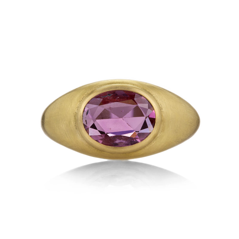 Rosanne Pugliese Rose Cut Pink Sapphire Domed Ring | Quadrum Gallery