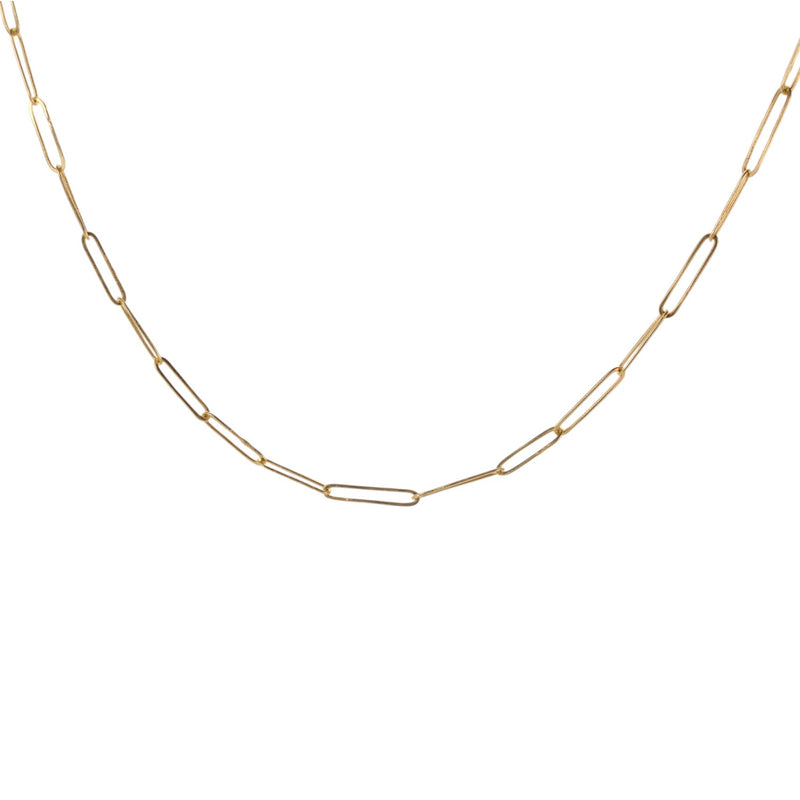 Rosanne Pugliese 22k Handmade Paperclip Link Chain | Quadrum Gallery