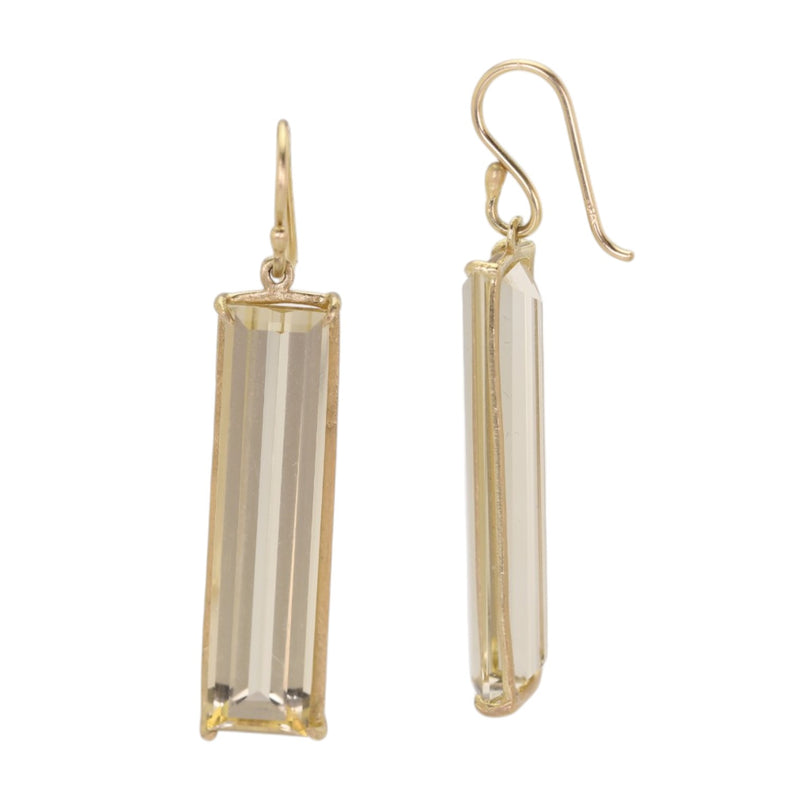 Rosanne Pugliese Champagne Citrine Prism Earrings | Quadrum Gallery