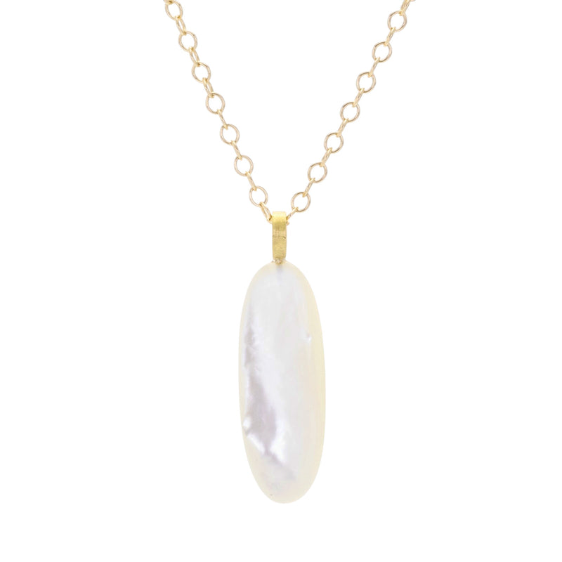 Rosanne Pugliese Mother of Pearl Oval Pendant (Pendant Only) | Quadrum Gallery