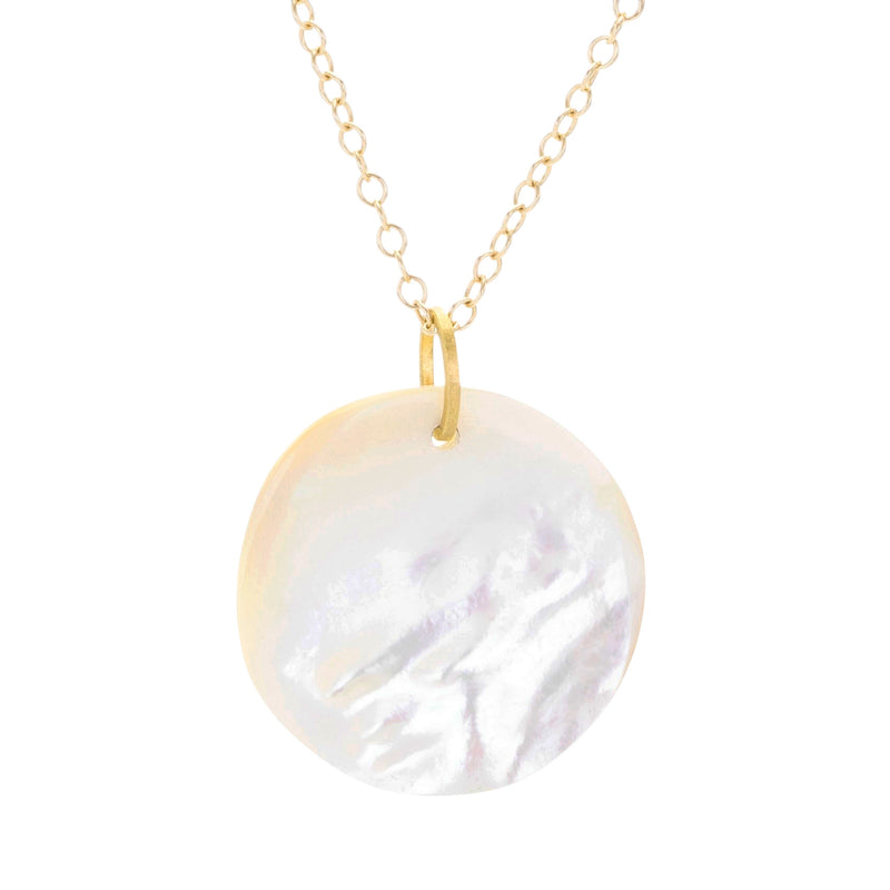 Rosanne Pugliese Round Mother of Pearl Pendant (Pendant Only) | Quadrum Gallery