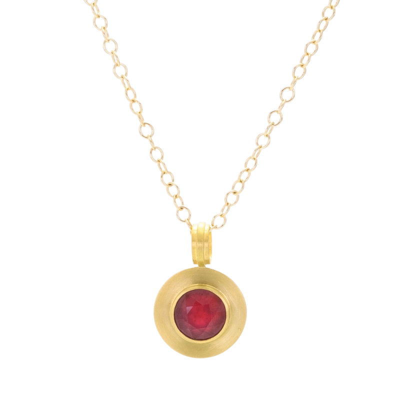 Rosanne Pugliese Round Ruby Pendant (Pendant Only) | Quadrum Gallery