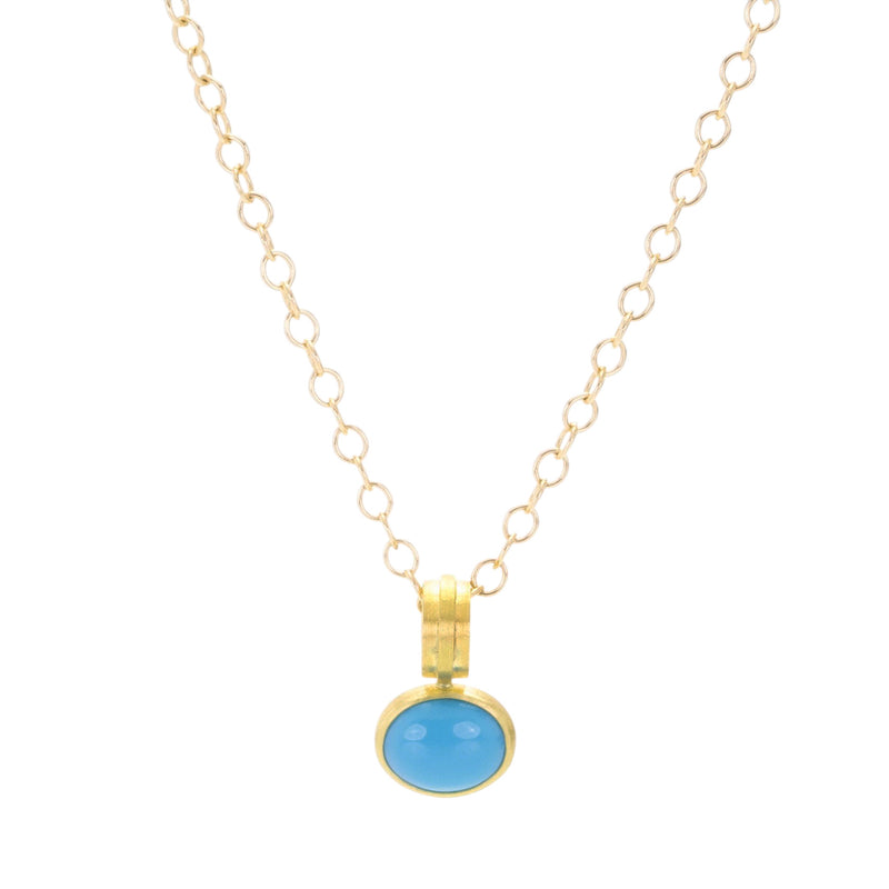 Rosanne Pugliese Turquoise Cabochon Pendant (Pendant Only) | Quadrum Gallery