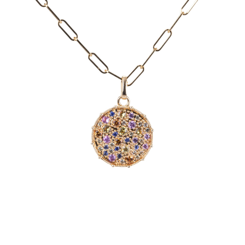 Sethi Couture Rainbow Sapphire Confetti Pendant (Pendant Only) | Quadrum Gallery
