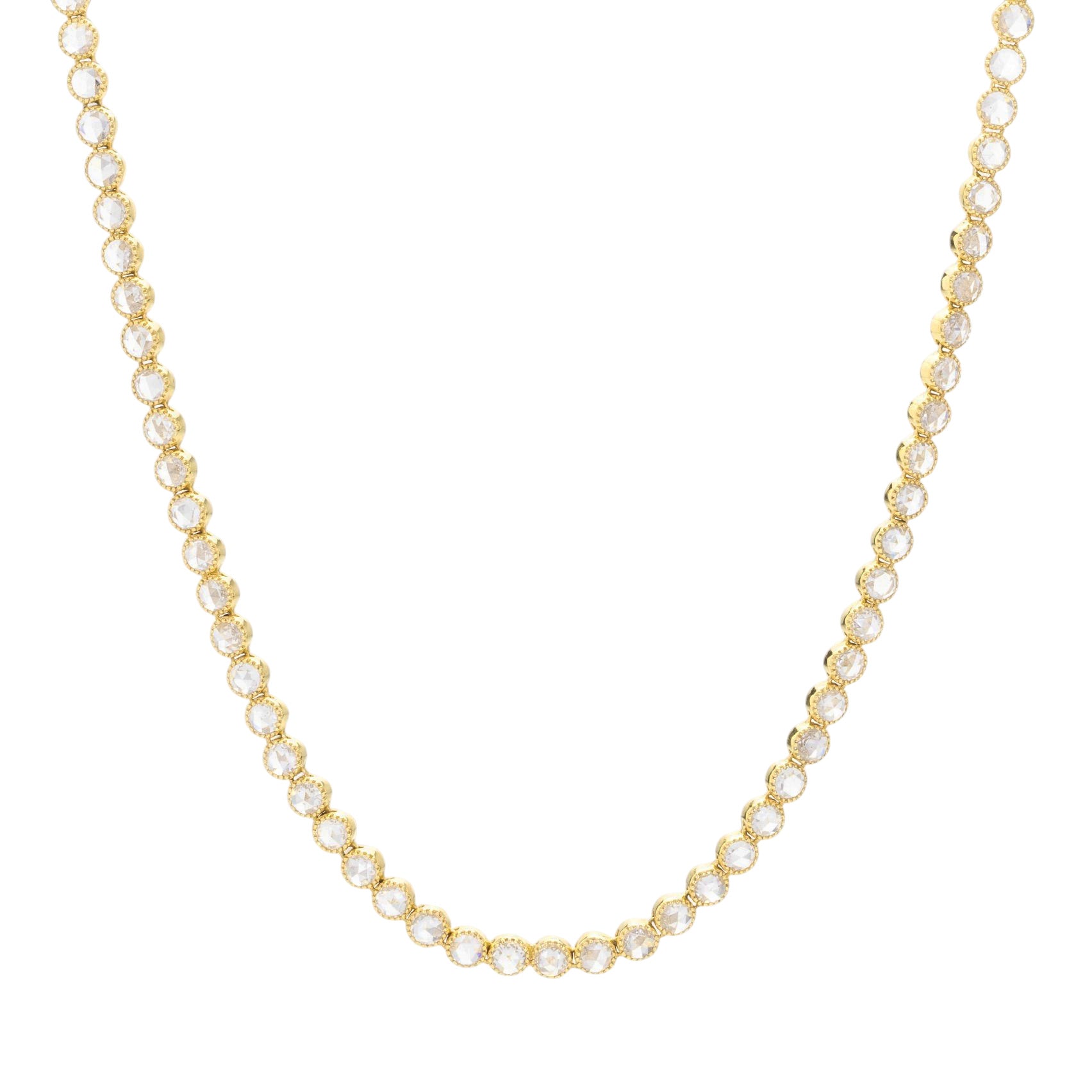 Sethi Couture Grace Rose Cut Diamond Tennis Necklace | Quadrum Gallery